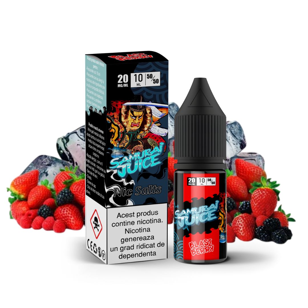 Lichid tigara electronica Samurai Juice Blast berry Lichid Tigara Electronica Samurai Juice 10 ml Blast berry 20mg/ml