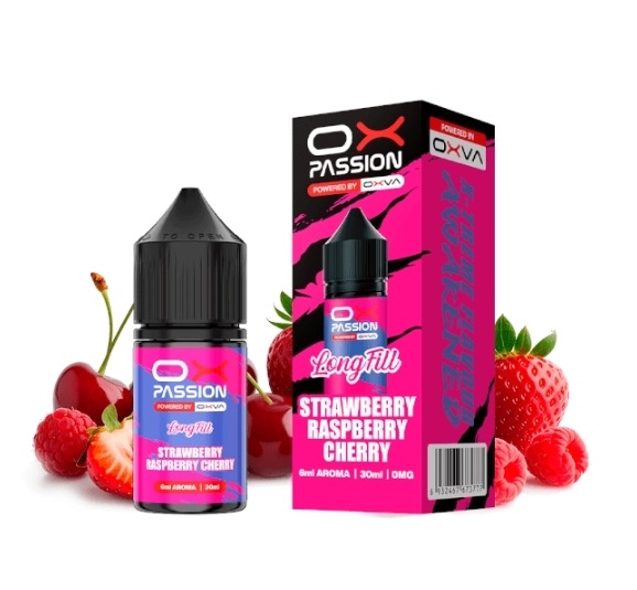 Oxva Ox Passion Strawberry Raspberry Cherry Longfill 6ml