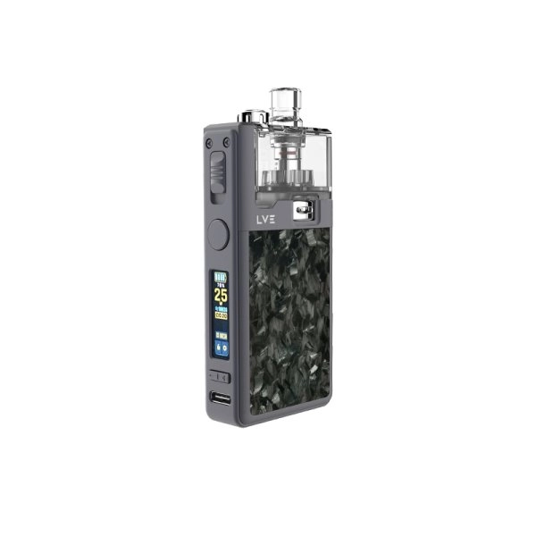 pack-pod-orion-ii-pro-gray-rba-45ml-1900mah-lve (1) Kit LVE Orion II Pro Gray + RBA 4.5ml 1900mAh - Textured Carbon