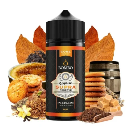 Longfill Bombo Core Edition 20ml/120ml - Platinum Tobaccos Cookie Supra Reserve