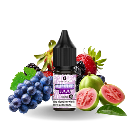 Lichid Tigara Electronica Lost Vape 20mg nicotina 10ml - Grape Berries Guava