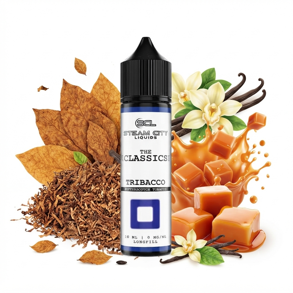 Tribacco 1060ml The Classics by Steam City Longfill Steam City 10ml/60ml - Tribacco