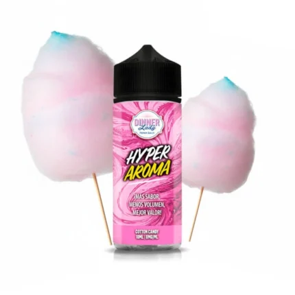 Longfill Dinner Lady Hyper 10ml/120ml - Cotton Candy